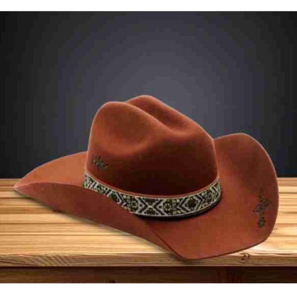 Womens Rust Cooper Western Hat